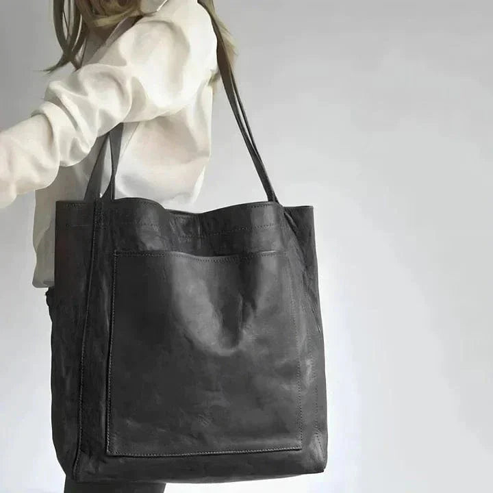 Klasyczna torba tote ze skóry