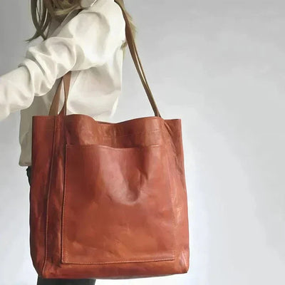 Klasyczna torba tote ze skóry