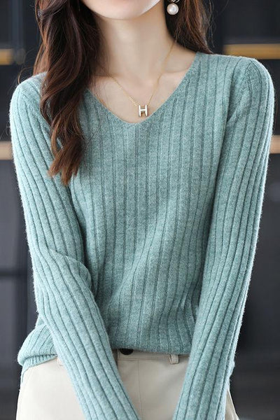 Kurtka termiczna damska z dekoltem w serek – Top z elastycznego materiału - Moda zimowa chic
